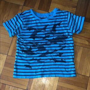 Ocean Adventure Kids Tee with Shark Print